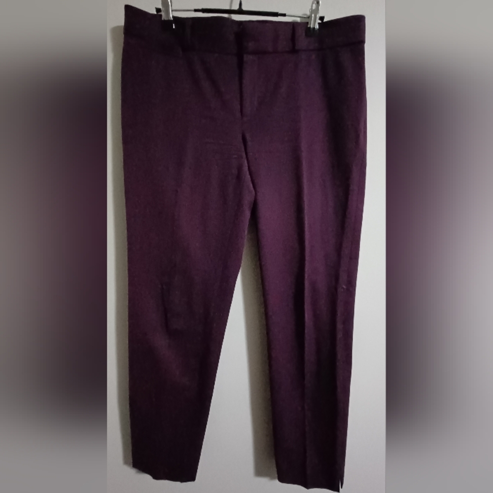 Banana Republic Sloan Fit Plum Trousers